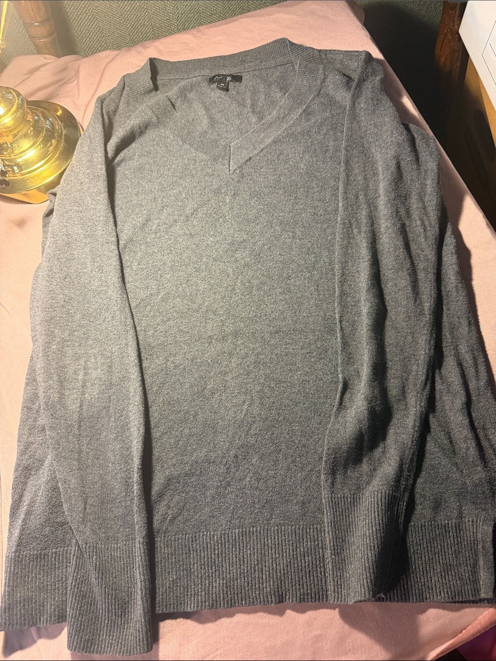 Apt. 9 Charcoal V-Neck Sweater